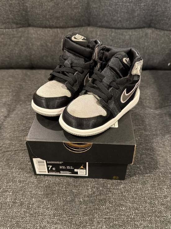Nike Other - Nike Air Jordan 1 Retro High OG 'Satin Shadow' Toddler Shoes FD5305-010 - 7c